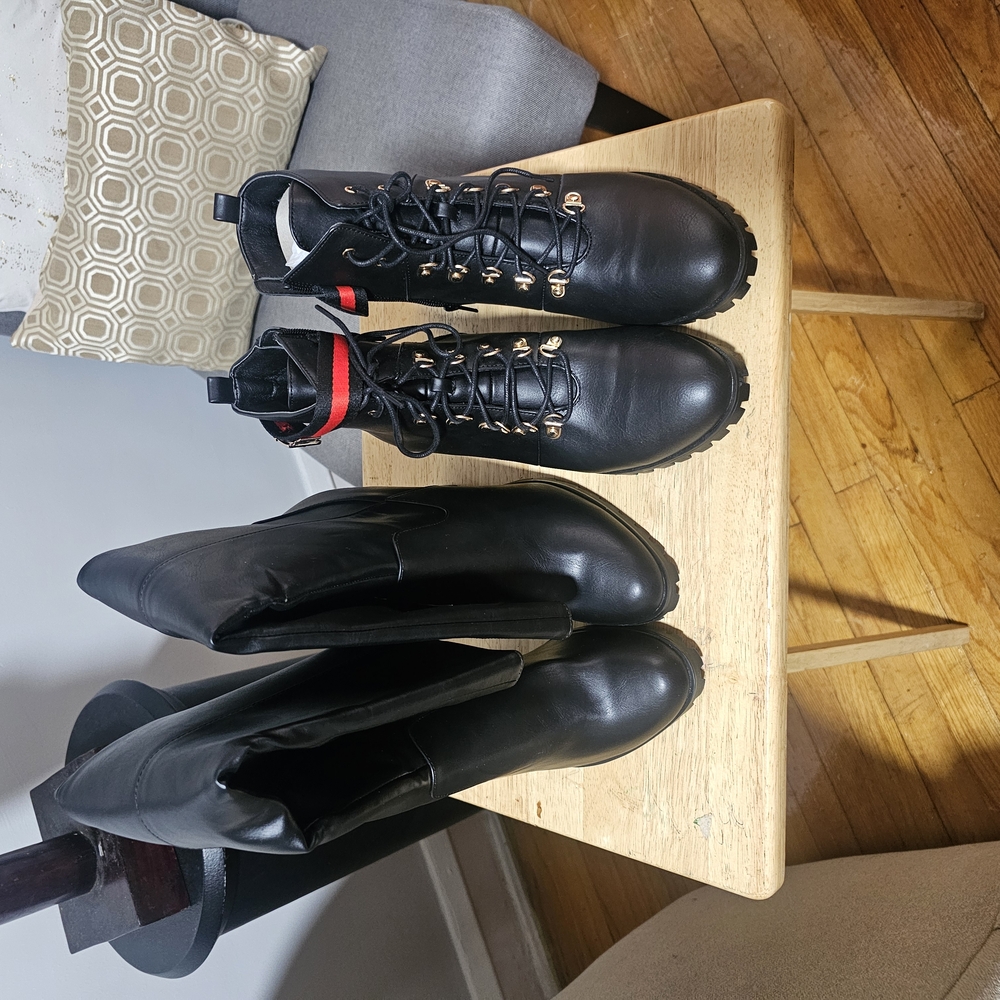 Black Heeled Boots